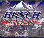 label from a Busch beer bottle