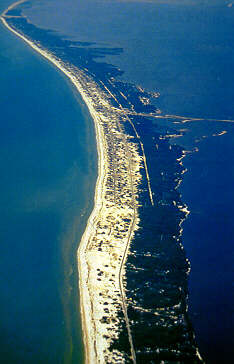 aerial view of St. George Island