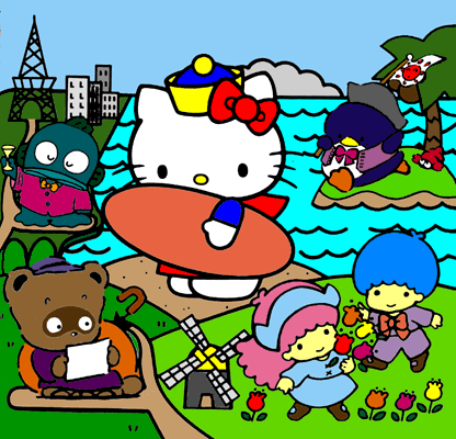 Lots of Sanrio Characters