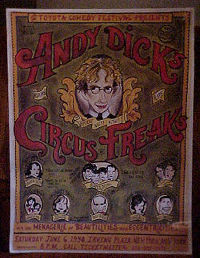 Andy Dick's Circus of Freaks poster