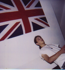 David and his fag...I mean flag.