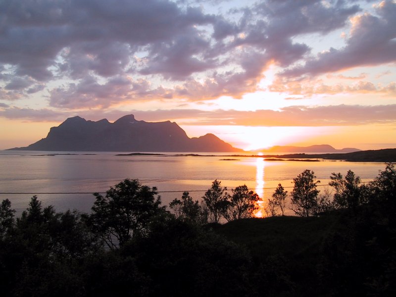 The beatiful Island of Dnna - North-Norway - at Sunrise