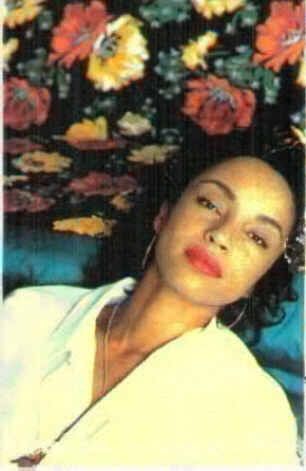 Sade with Flower background