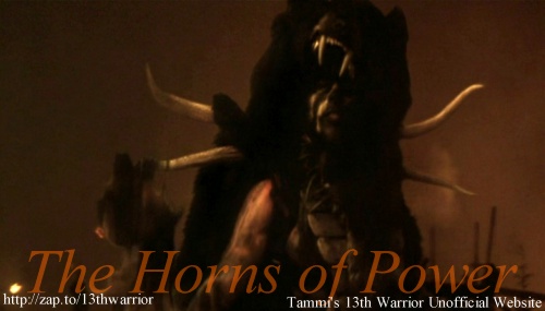 The Wendol Shaman wears the Horns of Power