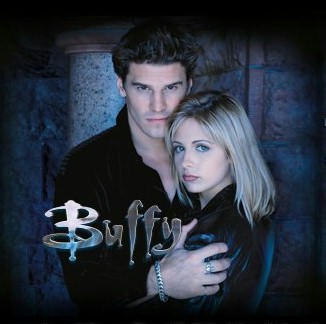 David Boreanaz as Angel, Sarah Michelle Gellar as Buffy