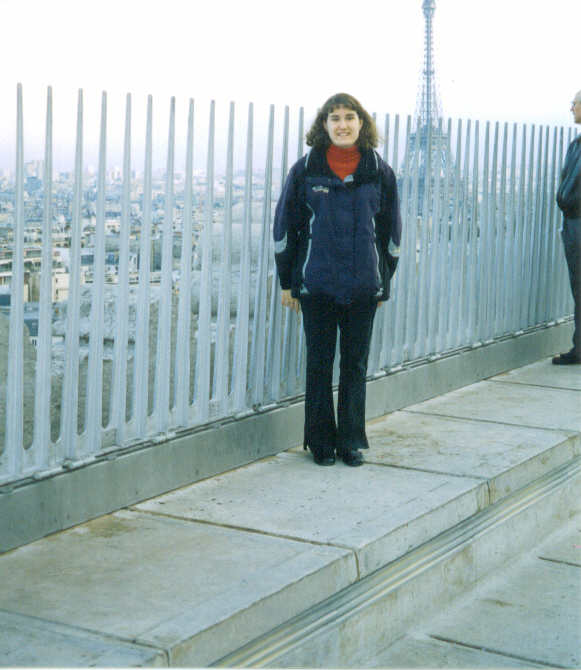 Me on top of the Arc de Triumph