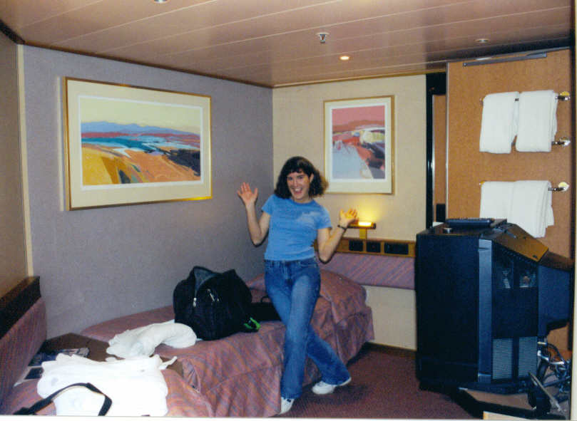 Me in our stateroom