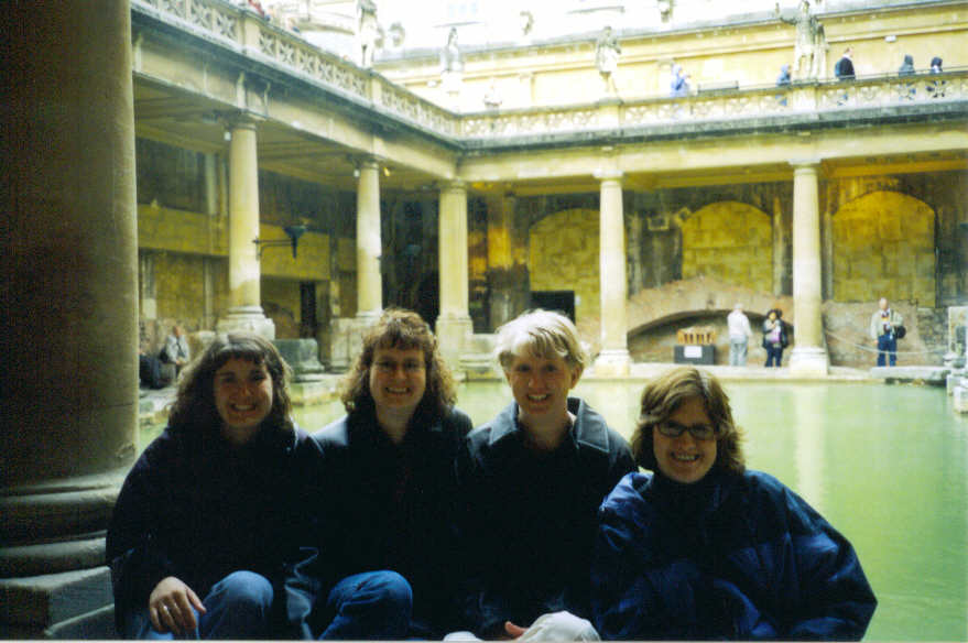 Us at the Roman Baths