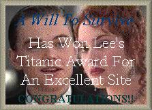 A Will To Survive's 1st award!!! :o)