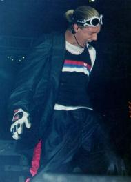 Nick Carter - Onstage during a concert