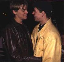 Leo with Basketball Diaries co-star Mark W.