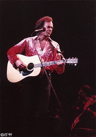 Neil Diamond in Chicago, Dec 1983 (c) Cindy Shunko