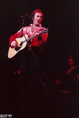 Neil Diamond in Chicago, Dec 1983 (c) Cindy Shunko