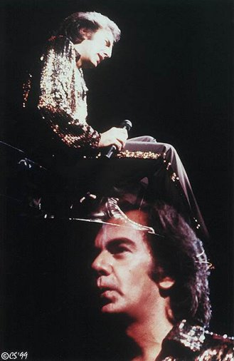 Neil Diamond in Detroit 1983 (c) Cindy Shunko