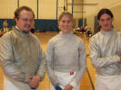 Steve, Regan, and Seth -- ready for sabre!