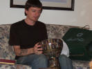 Brian with his new djembe (Sept 2007)