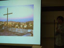 Brian gives presentation on trip to Palestine at Holy Cross (Jan 2008)