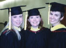 SLIS grads: Lisa, Andrea, Sara (May 2004)