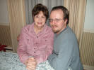 With my mother (Jan 2008)