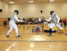 Steve vs Stephen in final foil bout (Purdue, Feb 2007)