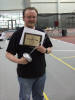 With my epee plaque