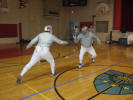 SPK vs Tim H. in sabre, looks like landing a riposte!