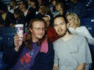 In the stands at a Yankees game (May 1998)