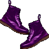 Purple Doc Marten boot