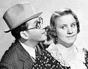 Image: Jim and Marion Jordan as Fibber and Molly