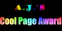 A.J's Cool page award