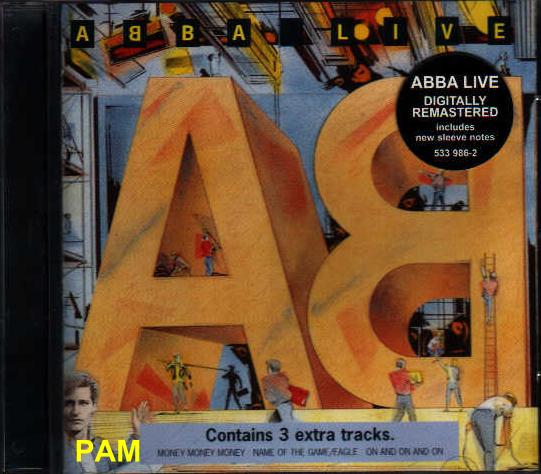 CD ABBA live remastered from the UK