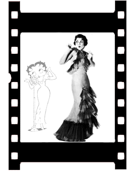 Mae Questel and Betty Boop