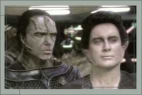 Angry at Weyoun's compromising Cardassian interests