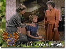 Abby Dalton (Julia), Margaret Ladd (Emma) and Jane Wyman (Angela)