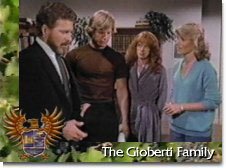 Robert Foxworth (Chase), William R. Moses (Cole), Jamie Rose (Victoria) and Susan Sullivan (Maggie)