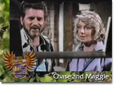 Robert Foxworth (Chase) and Susan Sullivan (Maggie)