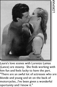 Lorenzo Lamas (Lance) and Laura Johnson (Terry)