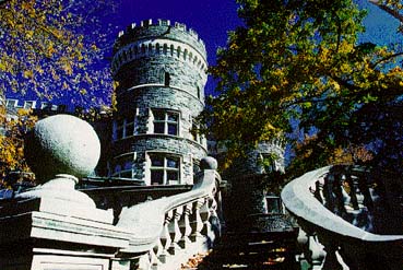 Stairs leading to the Castle