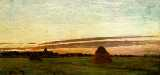 'Haystacks at Chailly, at Sunrise' by Monet