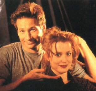 Remind me never to let David Duchovny come anywhere near my hair.