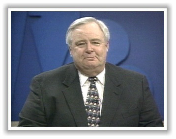 Video image of Mr. Gary Kerr from his farewell as seen on WOWT