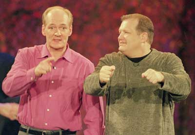 Drew Carey and Colin Mochrie