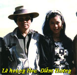 Le hoang Hoa va Diem Huong
tai Dalat trong khi thuc hien
phim Tinh nho lam sao quen