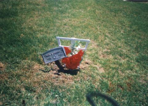 Charles Croskey Grave Marker!