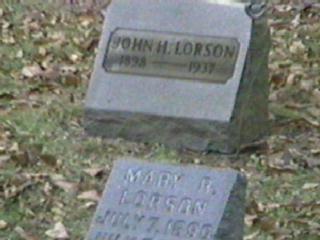 John M. Lorson Gravestone, 1898-1937