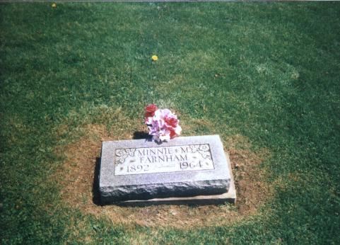 Minnie Croskey Farnham Gravestone!