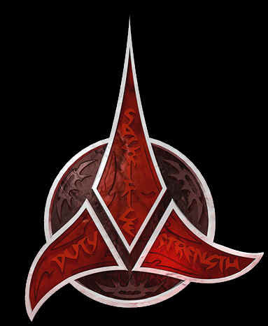 The Crest of the glorious Klingon Empire - Duty, Sacrifice and Strength