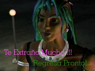 Te extrao mucho!   Regresa pronto.