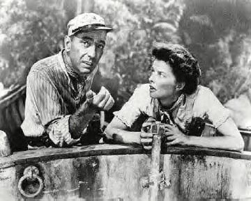 Photo: Humphrey Bogart and Katharine Hepburn