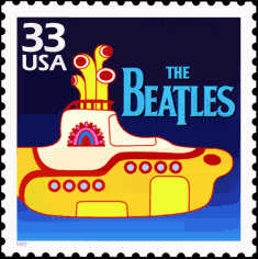 Beatles stamp (c)1999 USPS